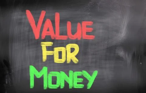 Value for money concept 스톡 일러스트