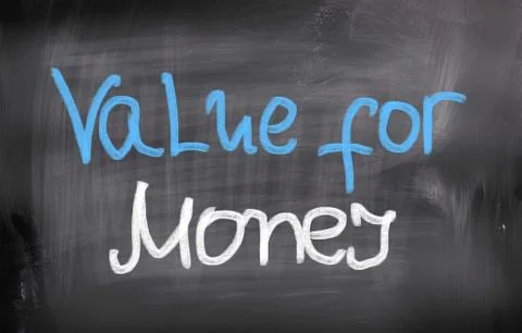 Value for money concept 스톡 일러스트