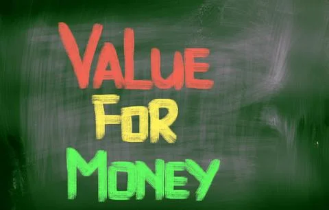 Value for money concept 스톡 일러스트