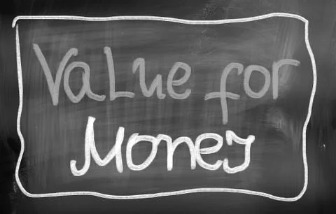 Value for money concept 스톡 일러스트