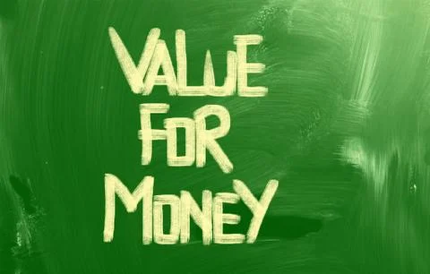 Value for money concept 스톡 일러스트