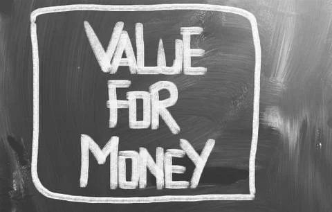 Value for money concept 스톡 일러스트