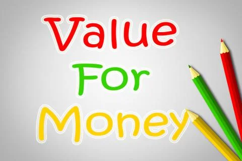 Value for money concept 스톡 일러스트