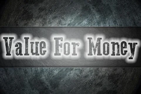 Value for money concept 스톡 일러스트