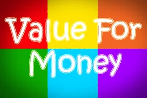 Value for money concept 스톡 일러스트