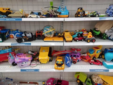 Value Village second hand store toys department Stock Photos