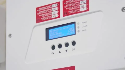 Values Changing on a Digital Display Stock Footage 154755412