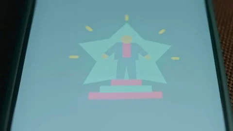 Values Driven Organization icon, presentation Stock Footage 310053097