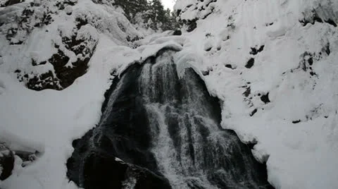 Valul miresei waterfall time lapse Video stock 24187765