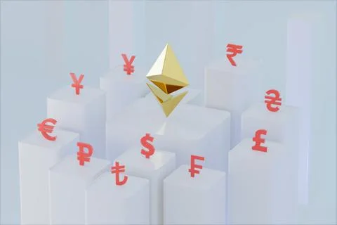 Valute&amp;Ethereum Stock Illustration