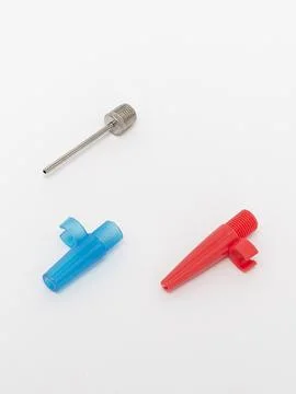 Valve adapter set for inflator Stock Photos