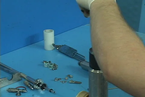 Valve assembly part 02 Stock Footage 755240