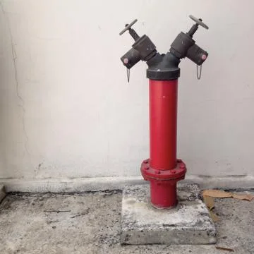 Valve Fire Protection Pipe Stock Photos