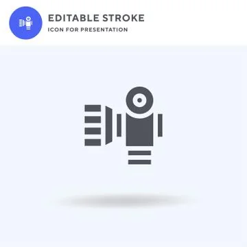 Valve icon vector, filled flat sign, solid pictogram isolated on white, logo Stock Illustration