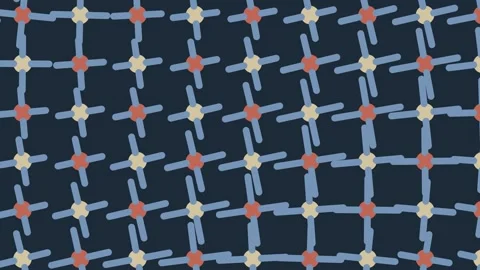 Valve Junction Pulse Seamless Infrastructure Pattern Loop Stock Footage 347483354