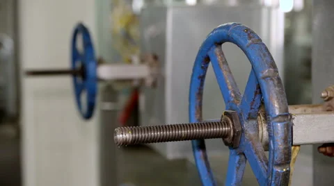 Valve on production 스톡 동영상 58894673