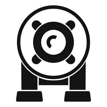 Valve pump icon simple . Engine motor イラスト素材