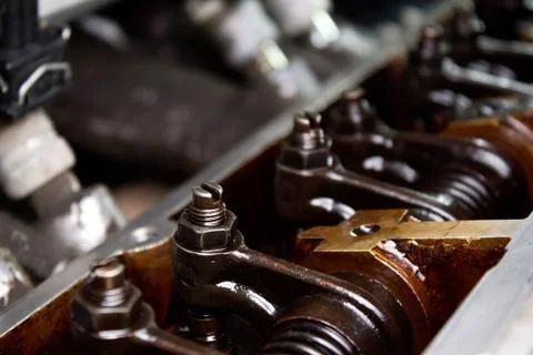 Valve tappets Stock Photos