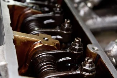 Valve tappets Stock Photos