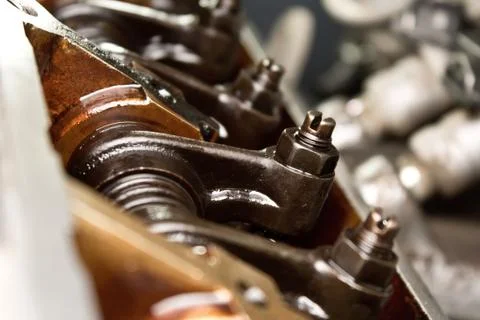 Valve tappets Stock Photos