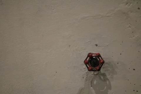 Valve with white wall Stock Photos