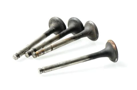 Valves of engine Stock Photos