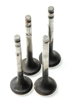 Valves of engine Stock Photos