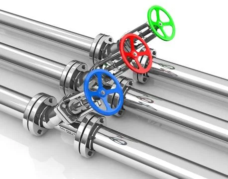 The valves Stock Illustration