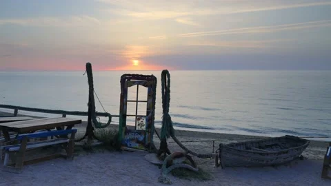 Vama Veche, Romania. Stock Footage 156504626