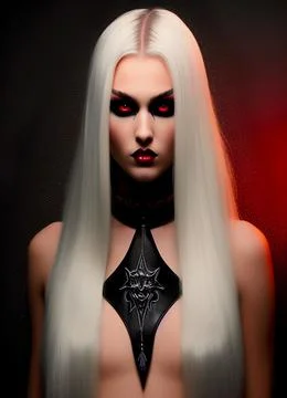 Vampire, AI Art Stock-Illustration
