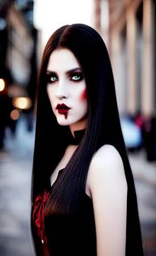Vampire, AI Art Stock-Illustration
