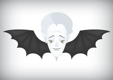 Vampire airlines: regular flights on Halloween Stock Illustration