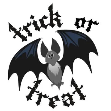 Vampire bat flying on the full moon on cemetery with horror pumpkin and dracula Stock Illustration