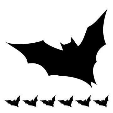 Vampire bat halloween cartoon vector graphic Stock Illustration