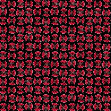 Vampire butterfly drawing motif pattern Stock Illustration