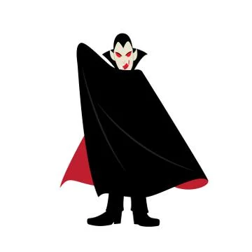 Vampire cartoon character Stock Illustration
