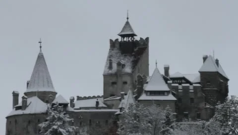 Vampire Castle from Transilvania Video stock 9429717