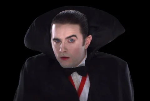 Vampire Close Up Stock Footage 754320