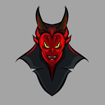 Vampire evil creature logo mascot on Halloween festival Stock Illustration