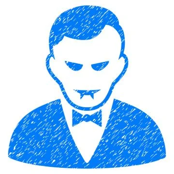 Vampire Grainy Texture Icon Stock Illustration