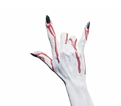 Vampire hand. Stock Photos
