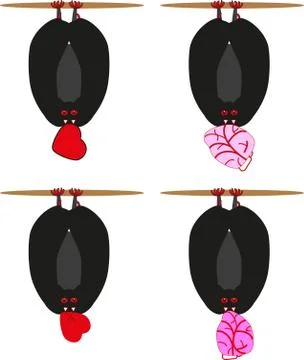 Vampire with heart 库存插图