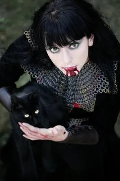 Vampire princess Foto stock