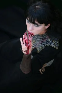 Vampire princess Stock-Fotos