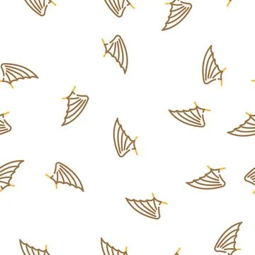 Vampire wing vector seamless pattern Illustrazione stock