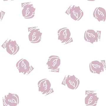 Vampires fear glyph vector seamless pattern Stock Illustration