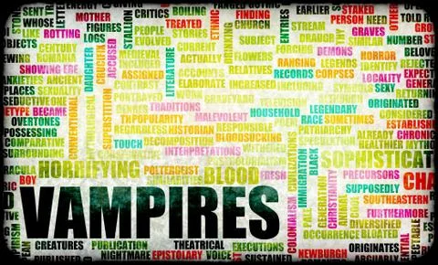 Vampires Stock Illustration