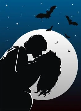 Vampires Stock Illustration