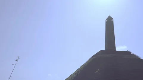 Van Austerlitz Pyramid Stock Footage 125901473