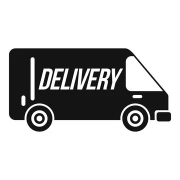 Van car delivery icon simple vector. City express service Stock Illustration